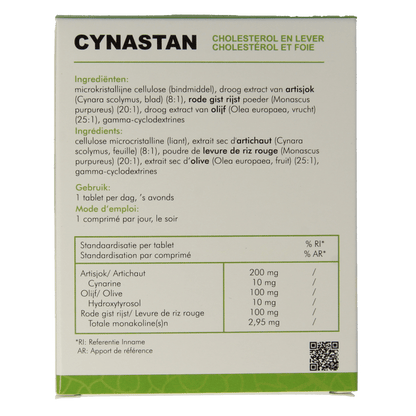 SoriaBel Cynastan CT 60 Tabletten - DrogistWereld