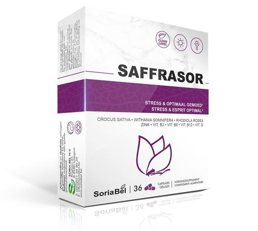 SoriaBel Saffrasor 36 Capsules - DrogistWereld