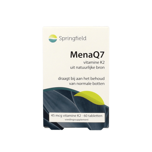 Springfield MenaQ7 vitamine K2 45 mcg 60 Tabletten - DrogistWereld