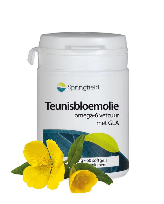 Springfield Teunisbloemolie 60 Softgels - DrogistWereld