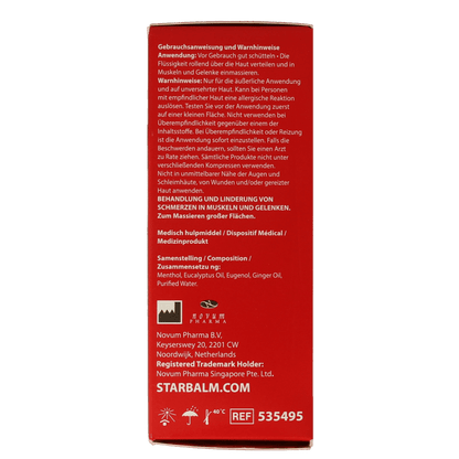 Star balm Roll on warm 75 Milliliter - DrogistWereld