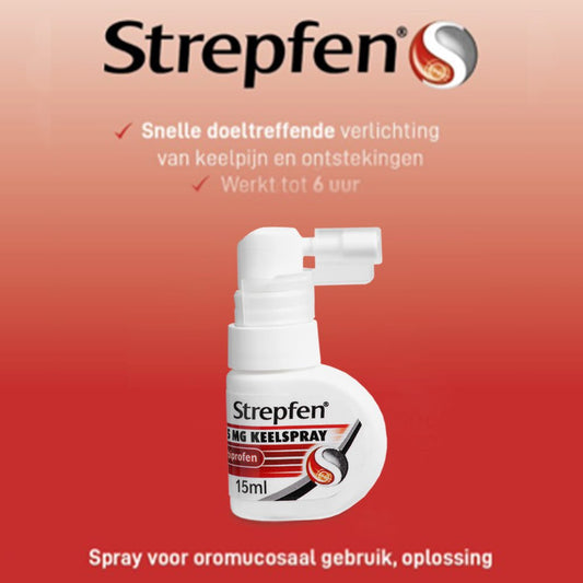 Strepfen Keelspray 15 Milliliter - DrogistWereld