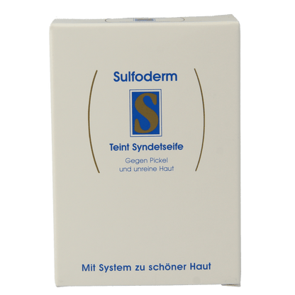 Sulfoderm S teint syndet soap 100 Gram - DrogistWereld