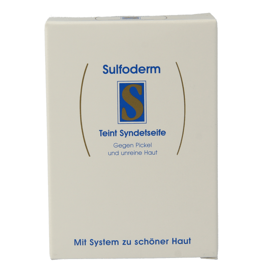 Sulfoderm S teint syndet soap 100 Gram - DrogistWereld