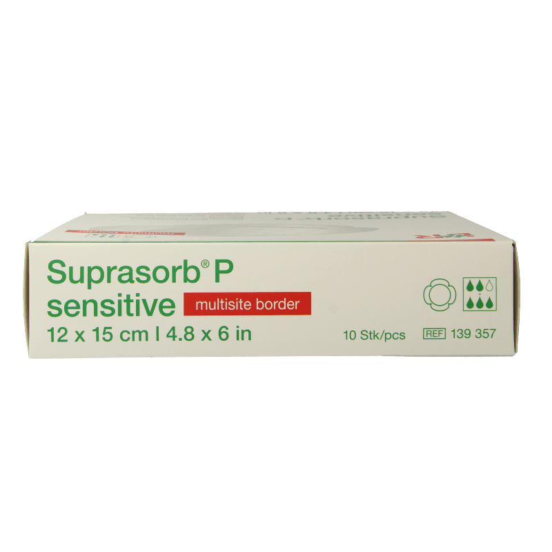Suprasorb P sensitive multisite 12 x 15 10 Stuks - DrogistWereld