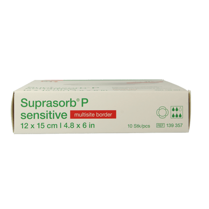 Suprasorb P sensitive multisite 12 x 15 10 Stuks - DrogistWereld