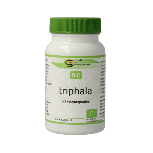Surya Bio triphala bio 60 Vegetarische capsules - DrogistWereld