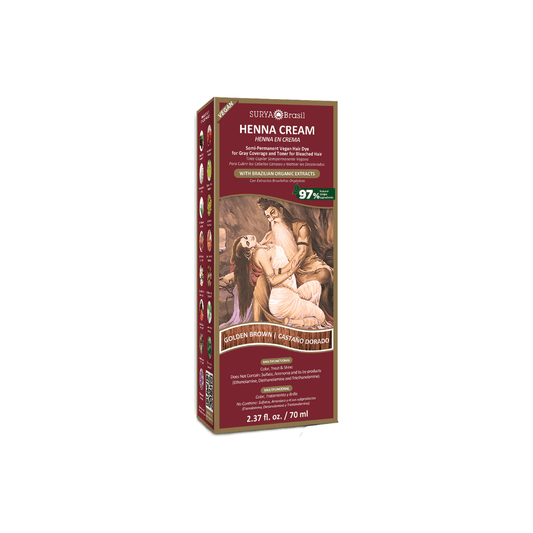 Surya Brasil Henna haarverf creme goud bruin 70 Milliliter - DrogistWereld