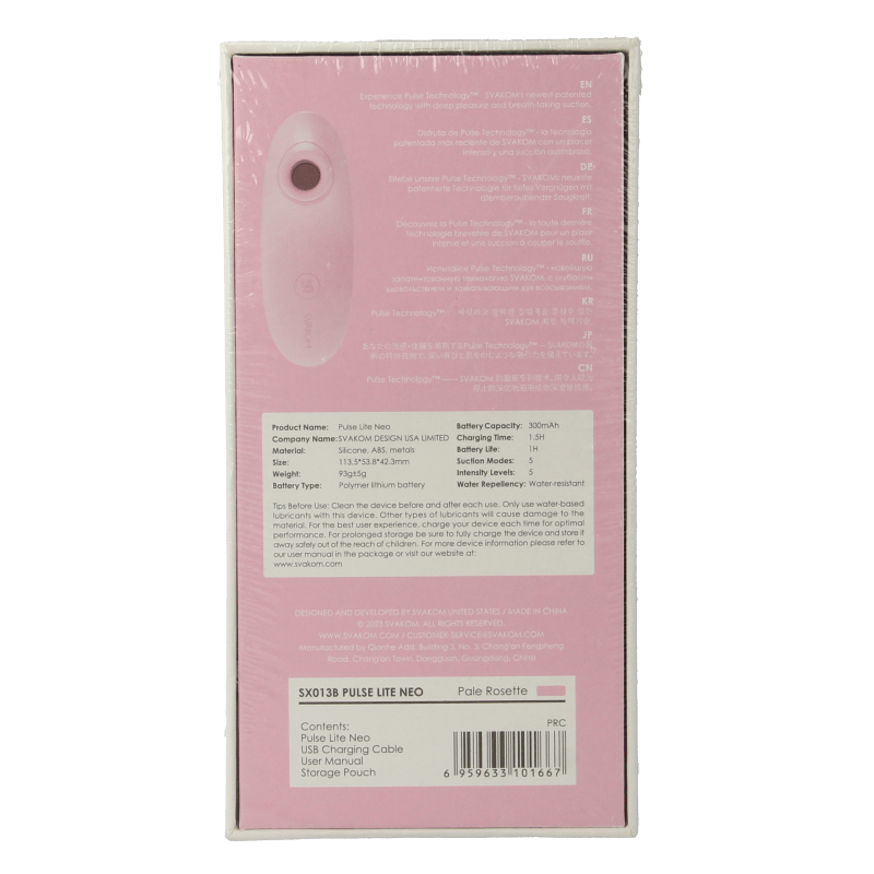 Svakom Pulse lite neo clitoris stimulator 1 Stuks - DrogistWereld