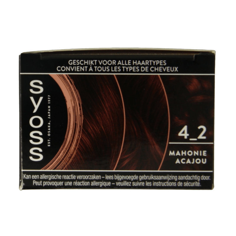 Syoss Color baseline 4 - 2 mahogany brown 1 Set - DrogistWereld