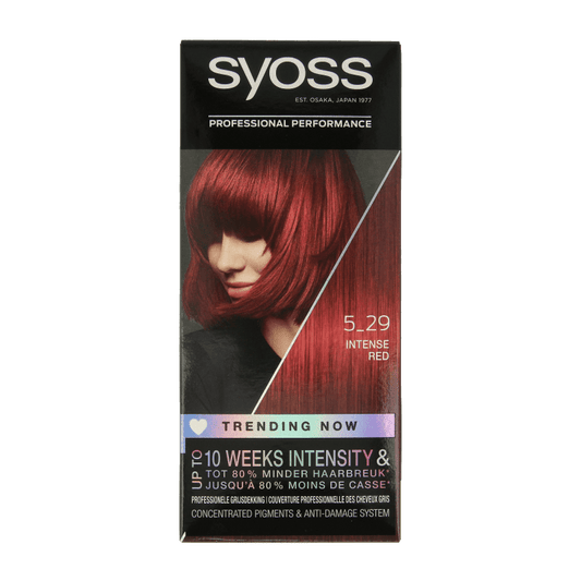 Syoss Color baseline 5 - 29 intens rood haarverf 1 Set - DrogistWereld