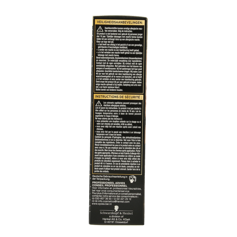 Syoss Color Oleo Intense 2 - 10 bruinzwart haarverf 1 Set - DrogistWereld