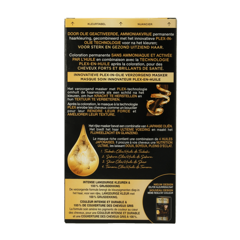 Syoss Color Oleo Intense 4 - 18 mokkabruin haarverf 1 Set - DrogistWereld