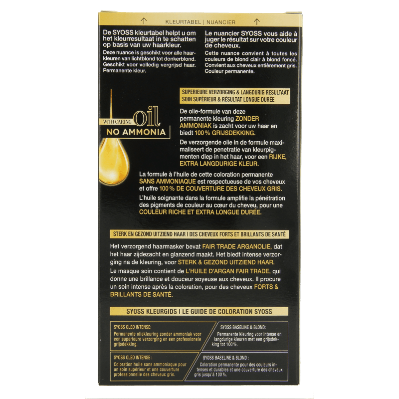 Syoss Color Oleo Intense 7 - 00 middenblond haarverf 1 Set - DrogistWereld