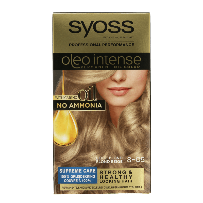 Syoss Color Oleo Intense 8 - 05 beige blond haarverf 1 Set - DrogistWereld