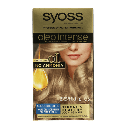 Syoss Color Oleo Intense 8 - 05 beige blond haarverf 1 Set - DrogistWereld
