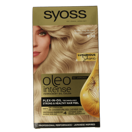 Syoss Color Oleo Intense 9 - 10 bright blond haarverf 1 Set - DrogistWereld