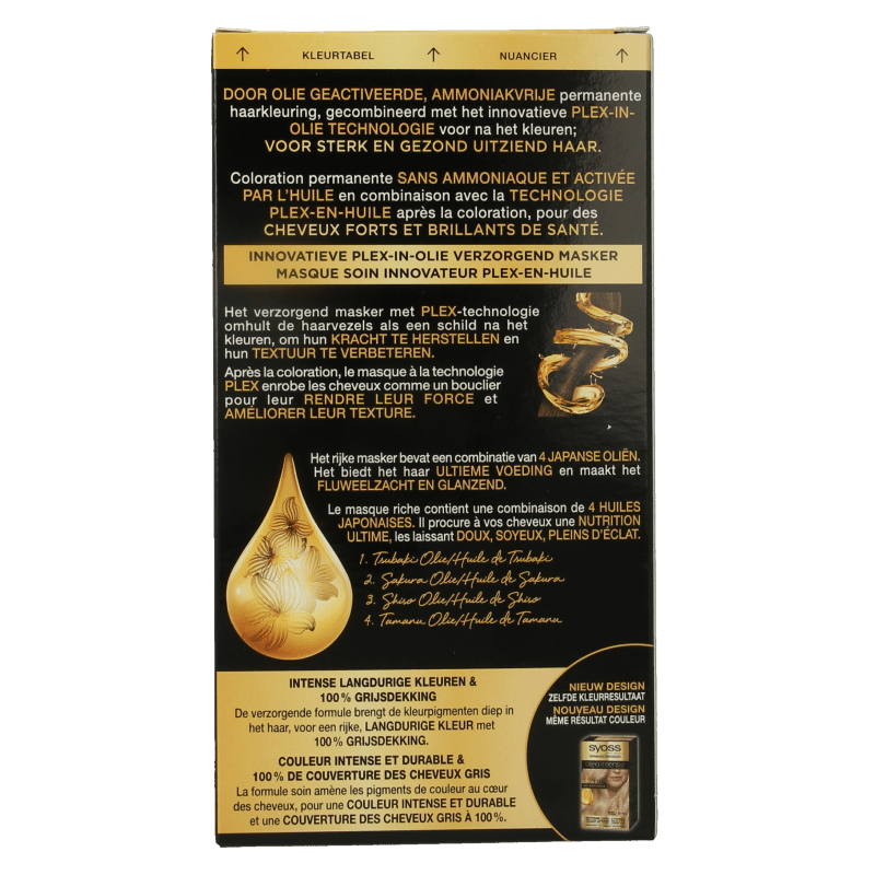 Syoss Color Oleo Intense 9 - 10 bright blond haarverf 1 Set - DrogistWereld