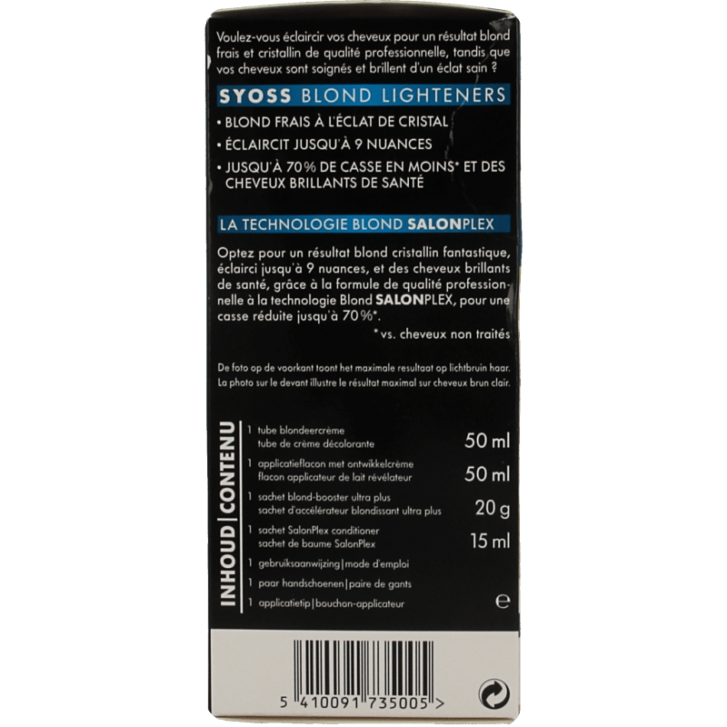 Syoss Colors creme 13 - 0 ultra plus lightener 1 Set - DrogistWereld