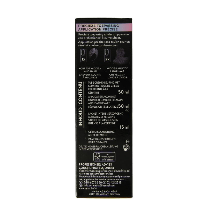 Syoss Metallics 12 - 53 platinum pearl 1 Set - DrogistWereld