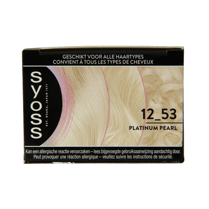 Syoss Metallics 12 - 53 platinum pearl 1 Set - DrogistWereld