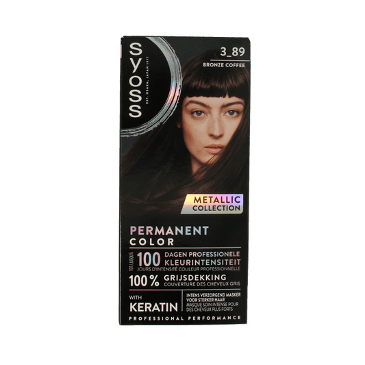 Syoss Metallics 3 - 89 bronze coffee 1 Set - DrogistWereld