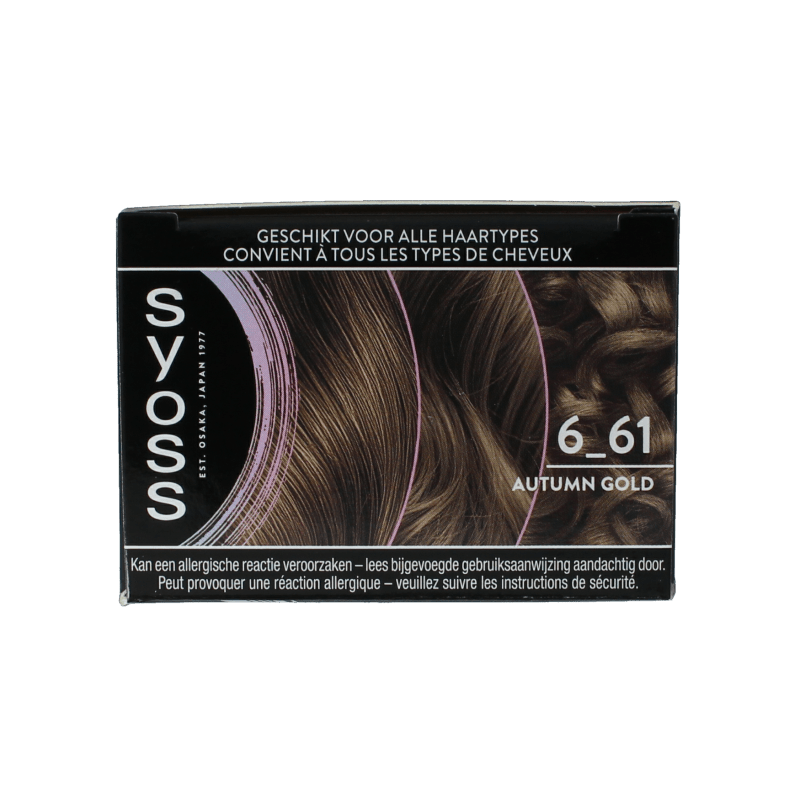 Syoss Metallics 6 - 61 autumn gold 1 Set - DrogistWereld