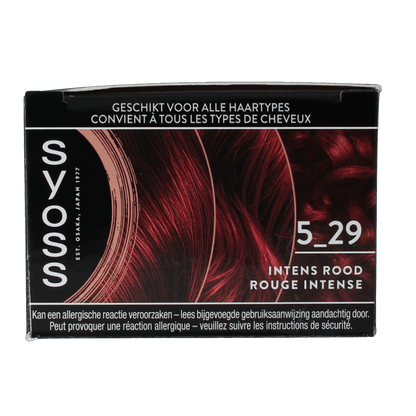 Syoss Permanent color 5 - 29 intens rood 1 Set - DrogistWereld