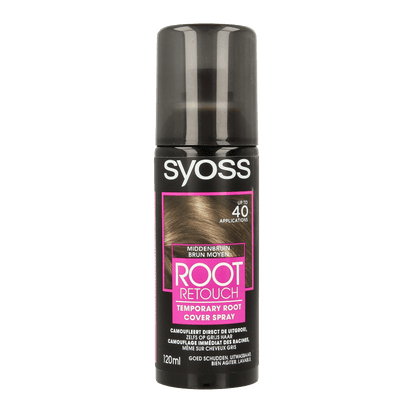 Syoss Uitgroeispray middenbruin 120 Milliliter - DrogistWereld