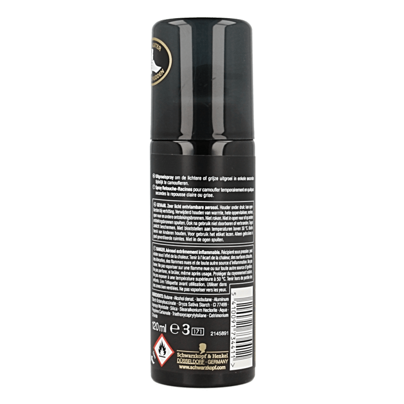 Syoss Uitgroeispray zwart 120 Milliliter - DrogistWereld