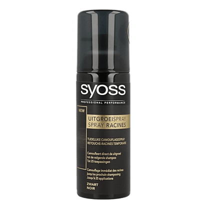 Syoss Uitgroeispray zwart 120 Milliliter - DrogistWereld