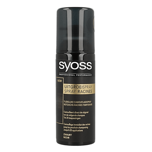 Syoss Uitgroeispray zwart 120 Milliliter - DrogistWereld