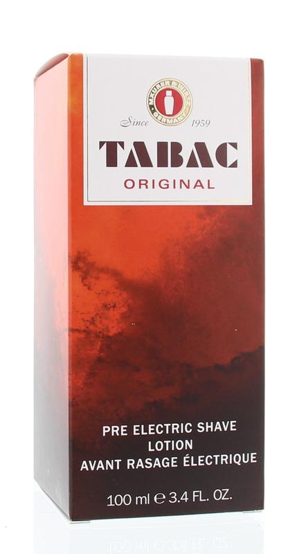 Tabac Original pre electric shave splash 100 Milliliter - DrogistWereld
