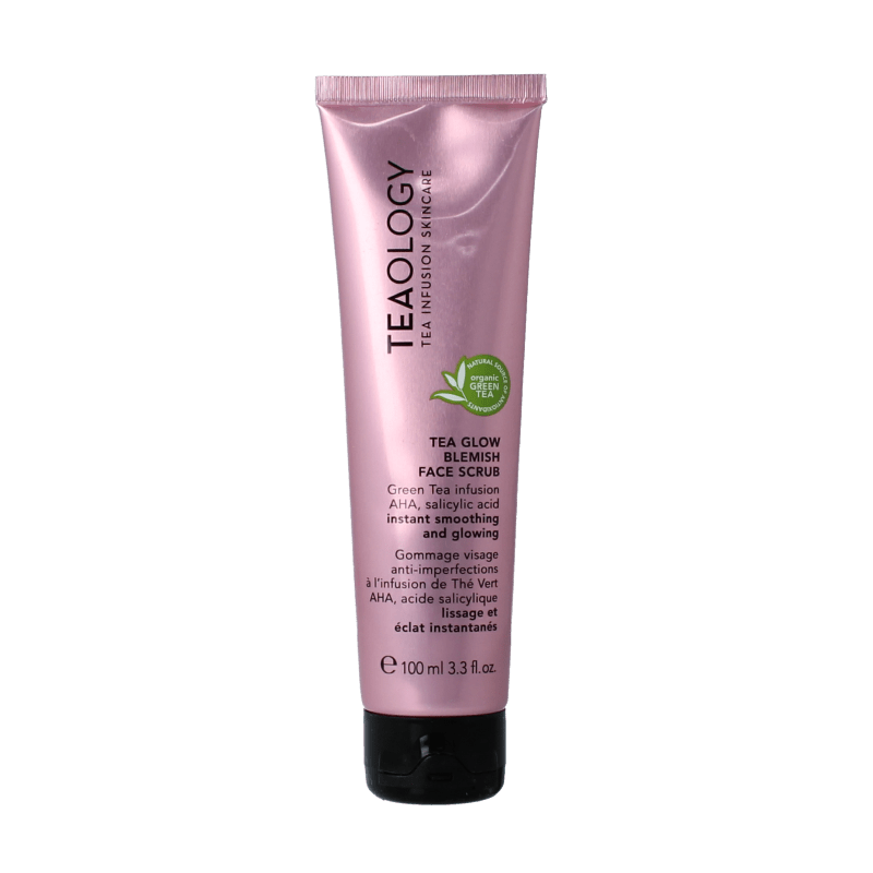 Teaology Tea glow blemish face scrub 100 Milliliter - DrogistWereld