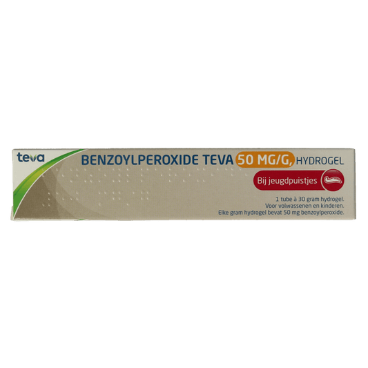Teva Benzoylperoxide 5% 30 Gram - DrogistWereld
