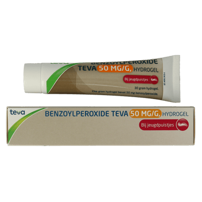 Teva Benzoylperoxide 5% 30 Gram - DrogistWereld
