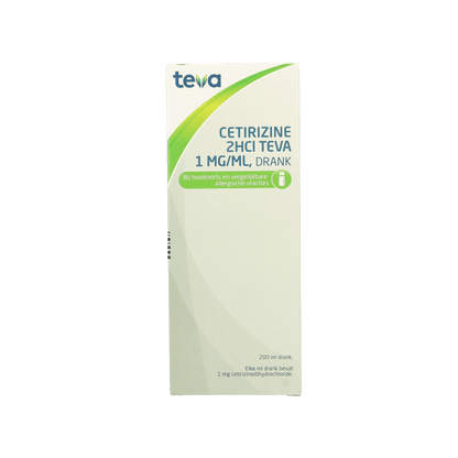 Teva Cetirizine 2HCl 1mg/ml 200 Milliliter - DrogistWereld