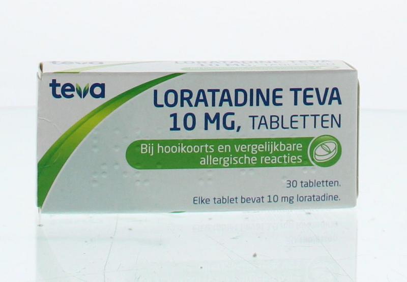Teva Loratadine 10mg 30 Tabletten - DrogistWereld