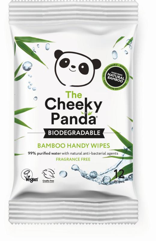 The Cheeky Panda Bamboe bio - afbreekbare vochtige doekjes 12 Stuks - DrogistWereld