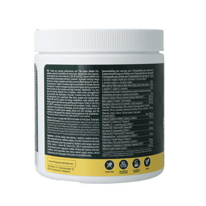 The Green Athlete Pre workout 345 Gram - DrogistWereld