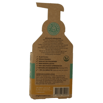 The Green Lab Co Handzeep navulset munt & kamille 4 Stuks - DrogistWereld