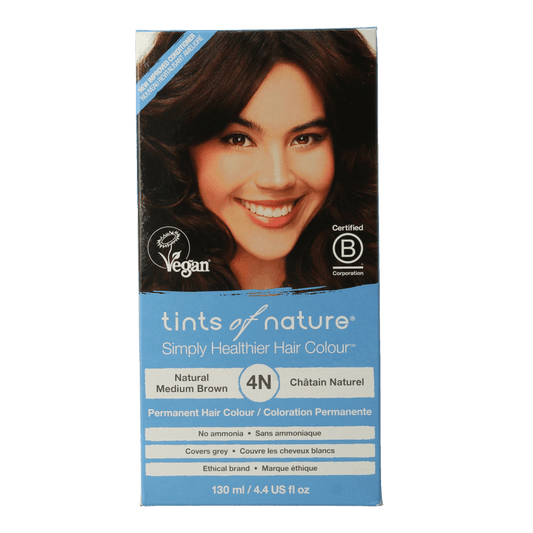 Tints Of Nature 4N middelbruin 1 Set - DrogistWereld