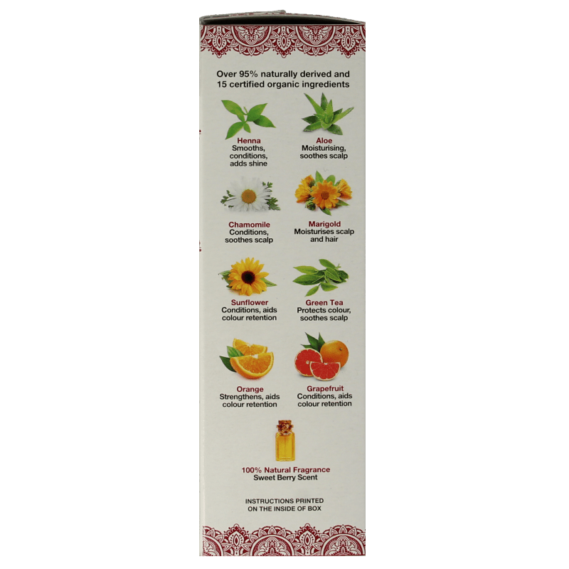 Tints Of Nature Henna cream chocolate semi permanent 70 Milliliter - DrogistWereld