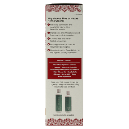Tints Of Nature Henna cream golden blond semi permanent 70 Milliliter - DrogistWereld