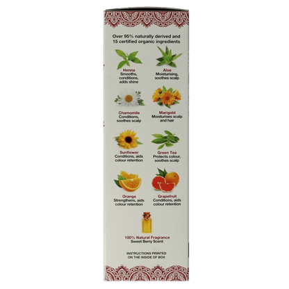 Tints Of Nature Henna cream mahogany red semi permanent 70 Milliliter - DrogistWereld