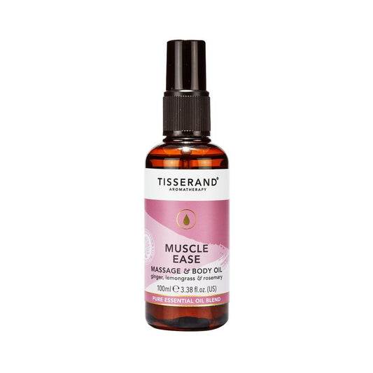 Tisserand Massage & body olie muscle ease 100 Milliliter - DrogistWereld