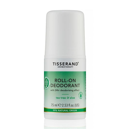 Tisserand Tea tree & aloe deodorant 75 Milliliter - DrogistWereld