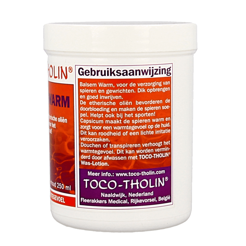 Toco Tholin Balsem warm 250 Milliliter - DrogistWereld
