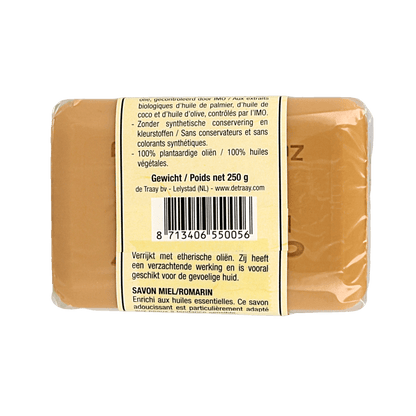 Traay Zeep honing/rozemarijn bio 250 Gram - DrogistWereld