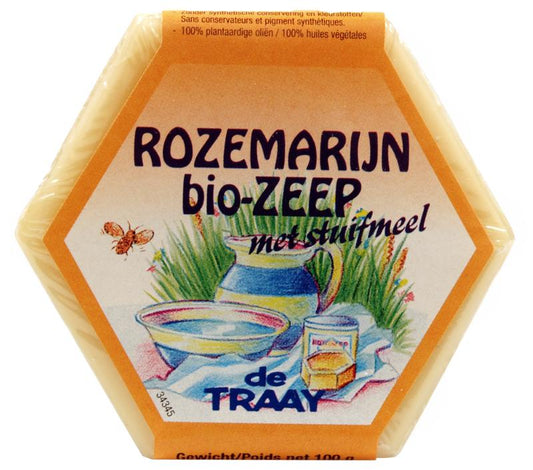 Traay Zeep rozemarijn/stuifmeel bio 100 Gram - DrogistWereld
